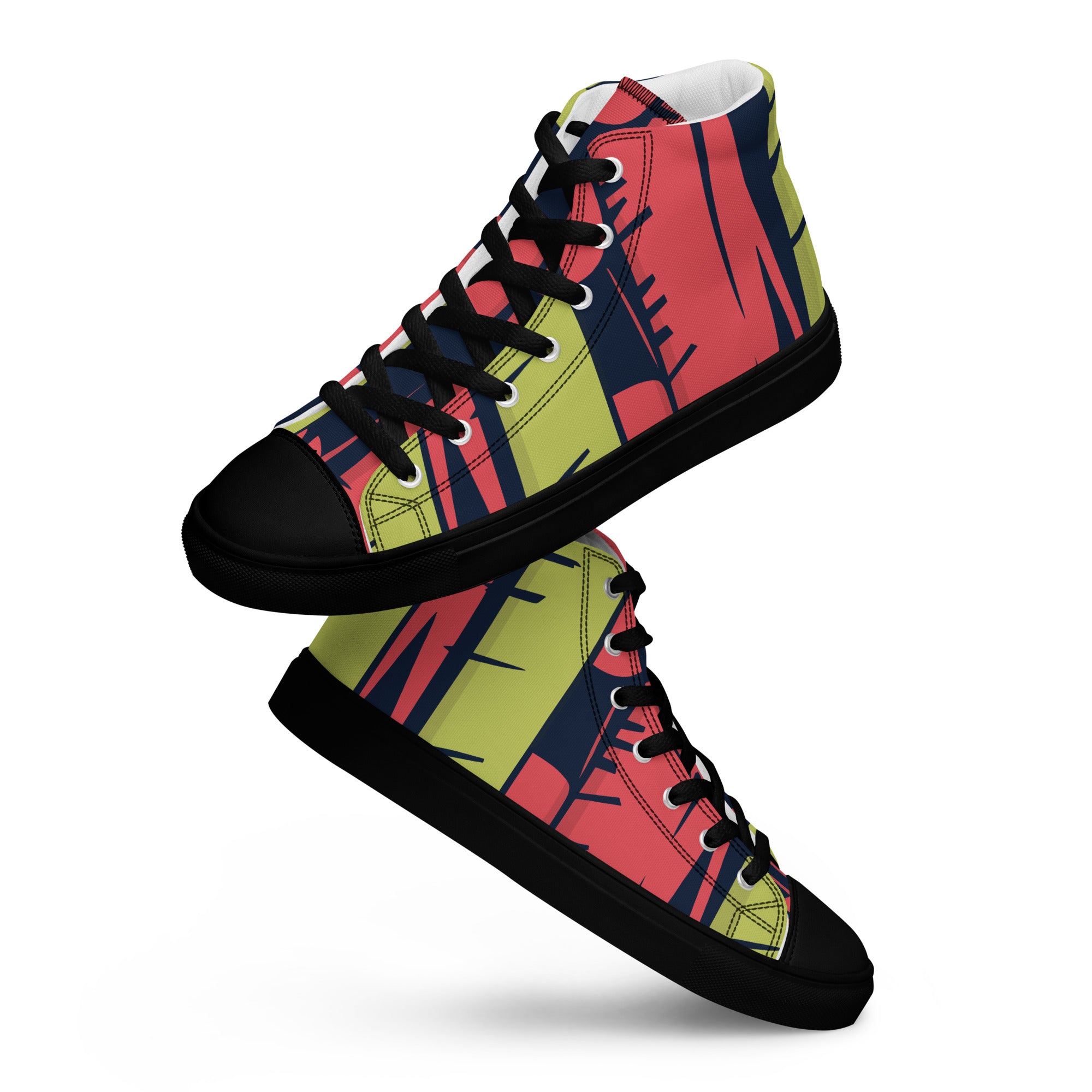 Women’s high top Colorfull canvas shoes