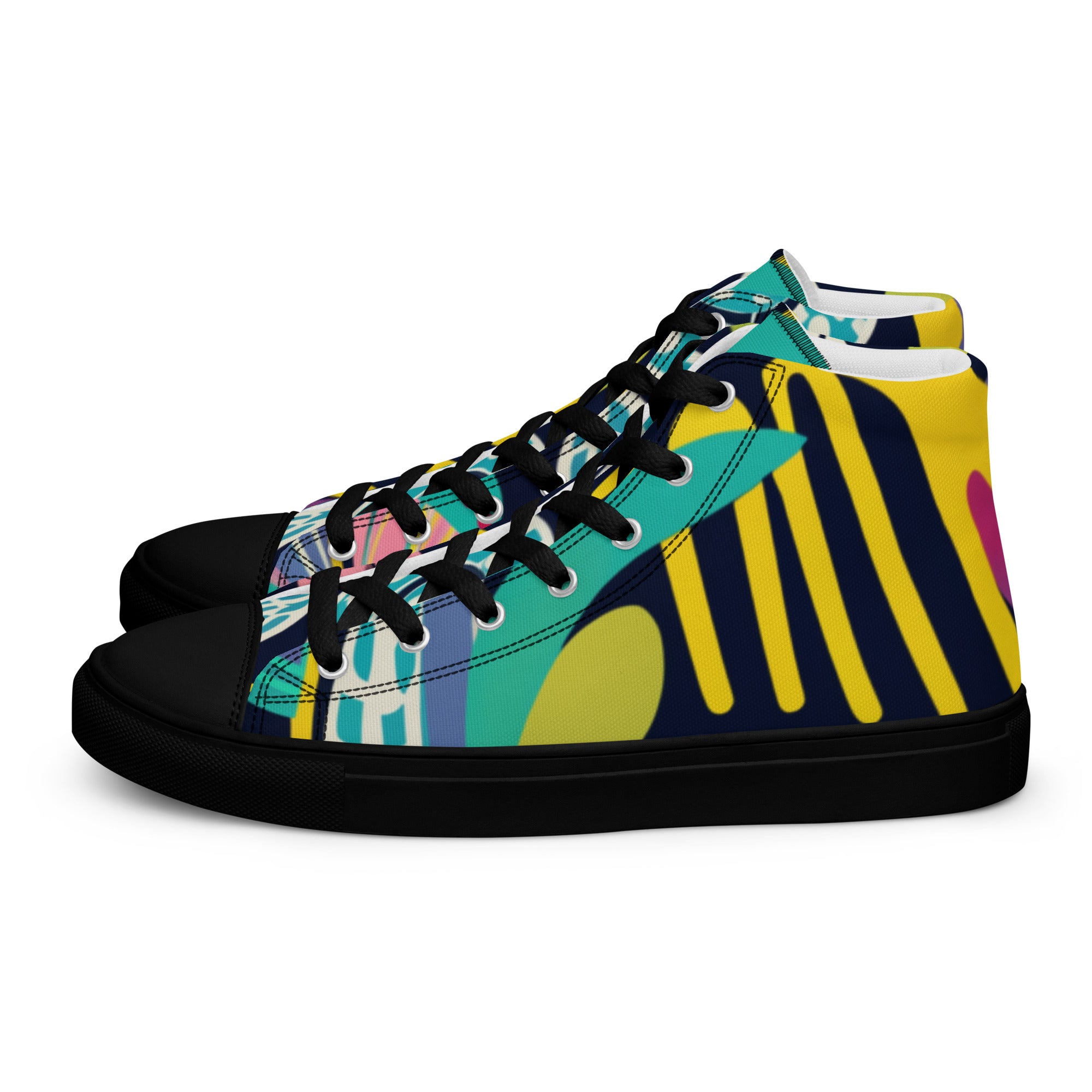 Women’s high top Fashion colors canvas shoes