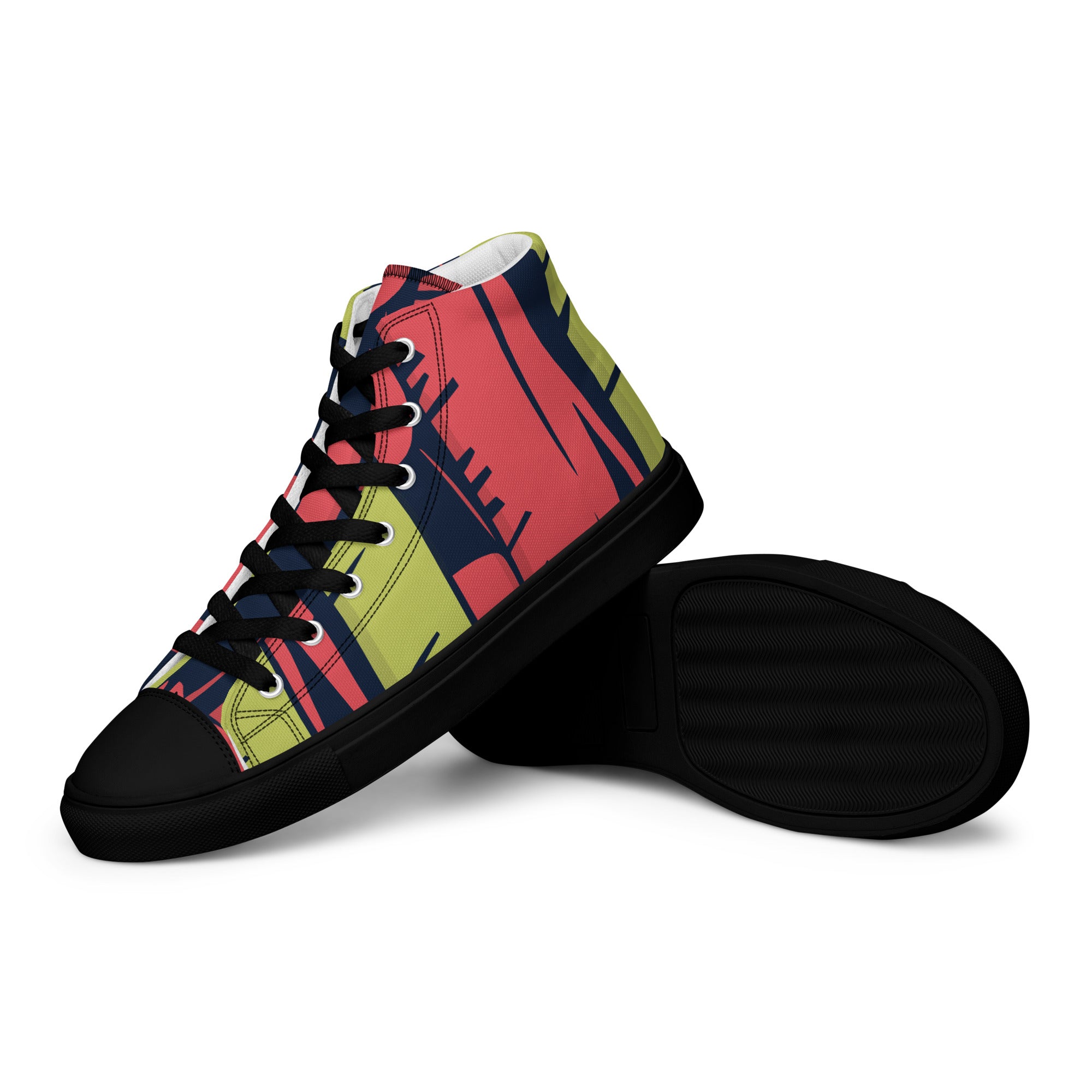 Women’s high top Colorfull canvas shoes