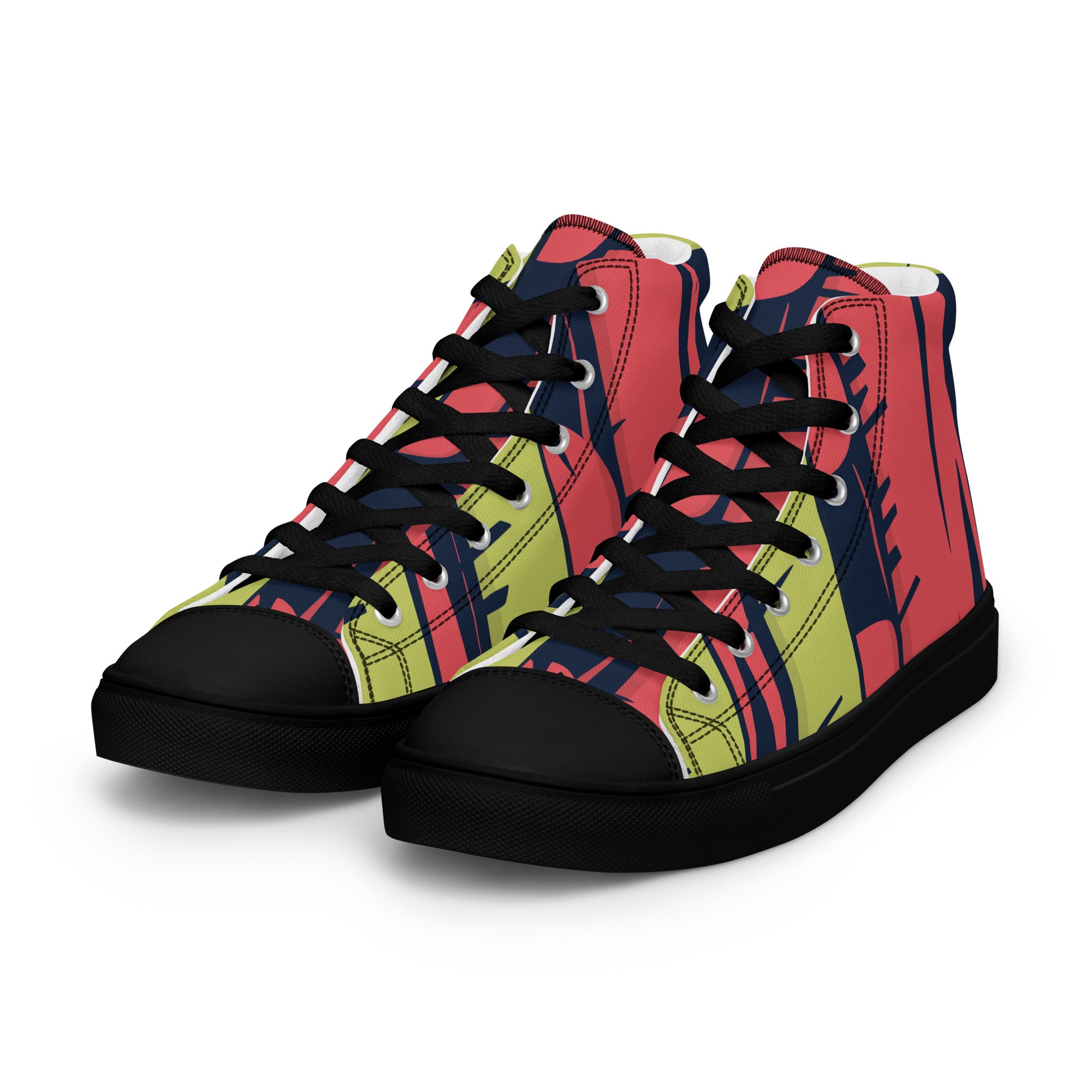 Women’s high top Colorfull canvas shoes