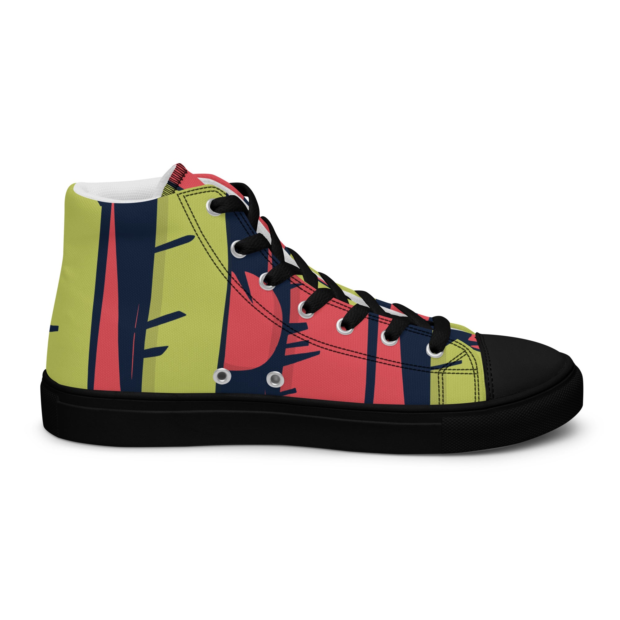 Women’s high top Colorfull canvas shoes