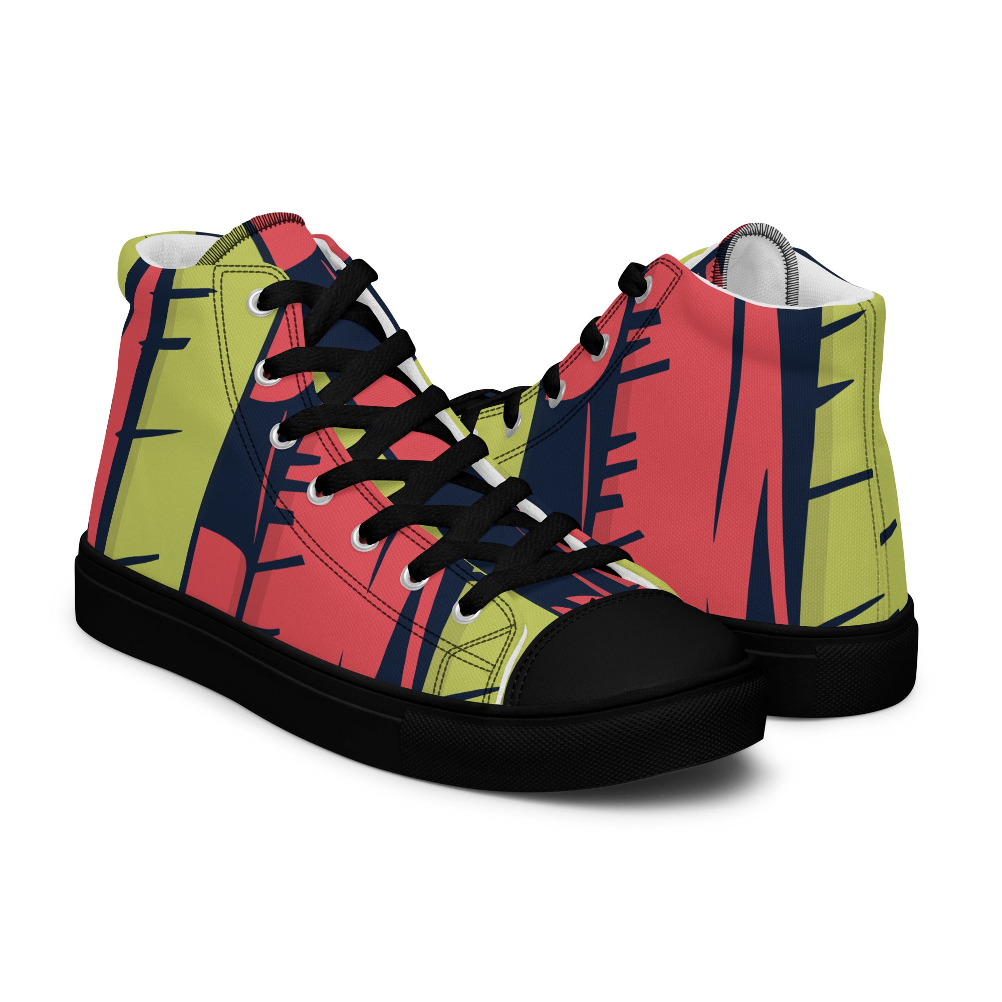 Women’s high top Colorfull canvas shoes