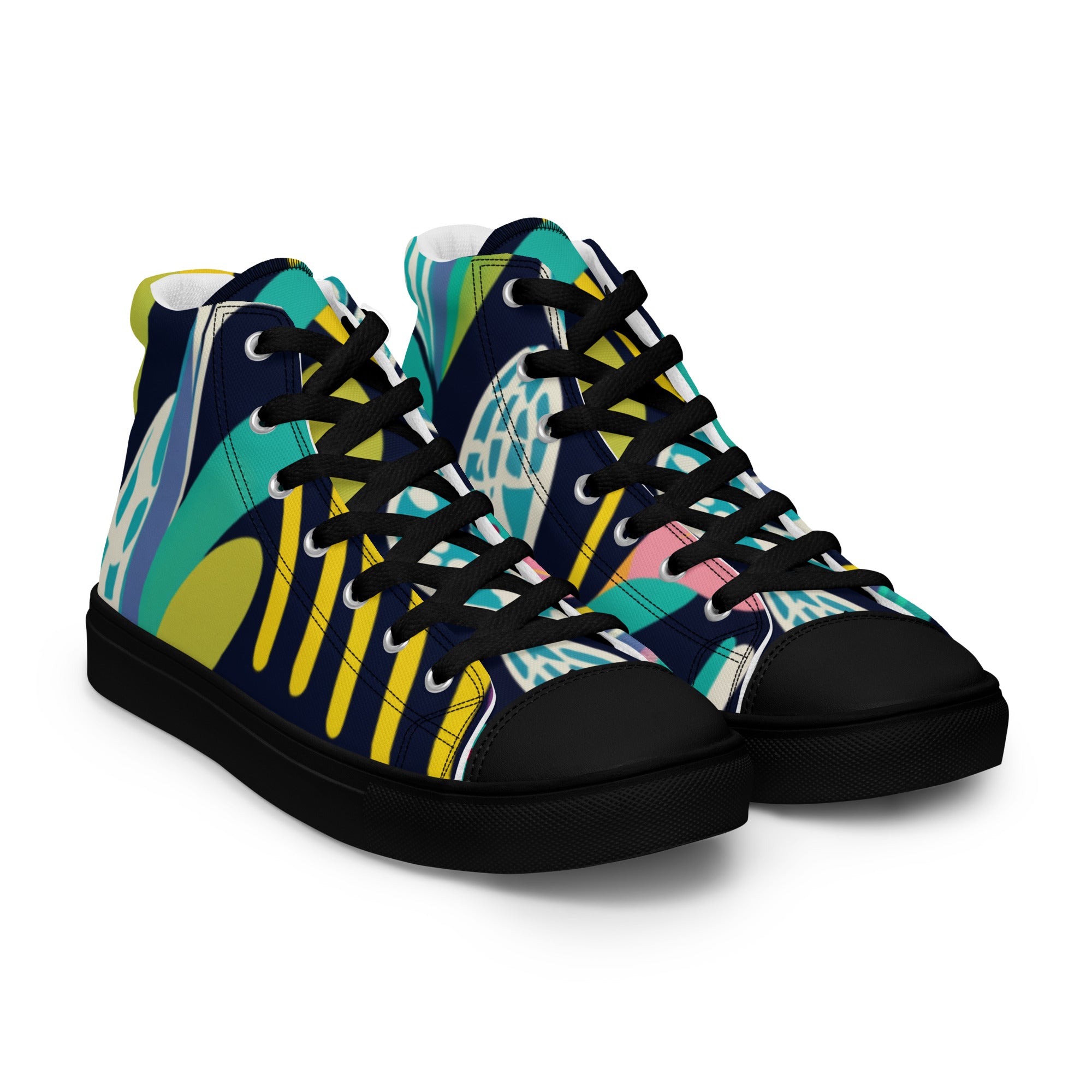 Women’s high top Fashion colors canvas shoes