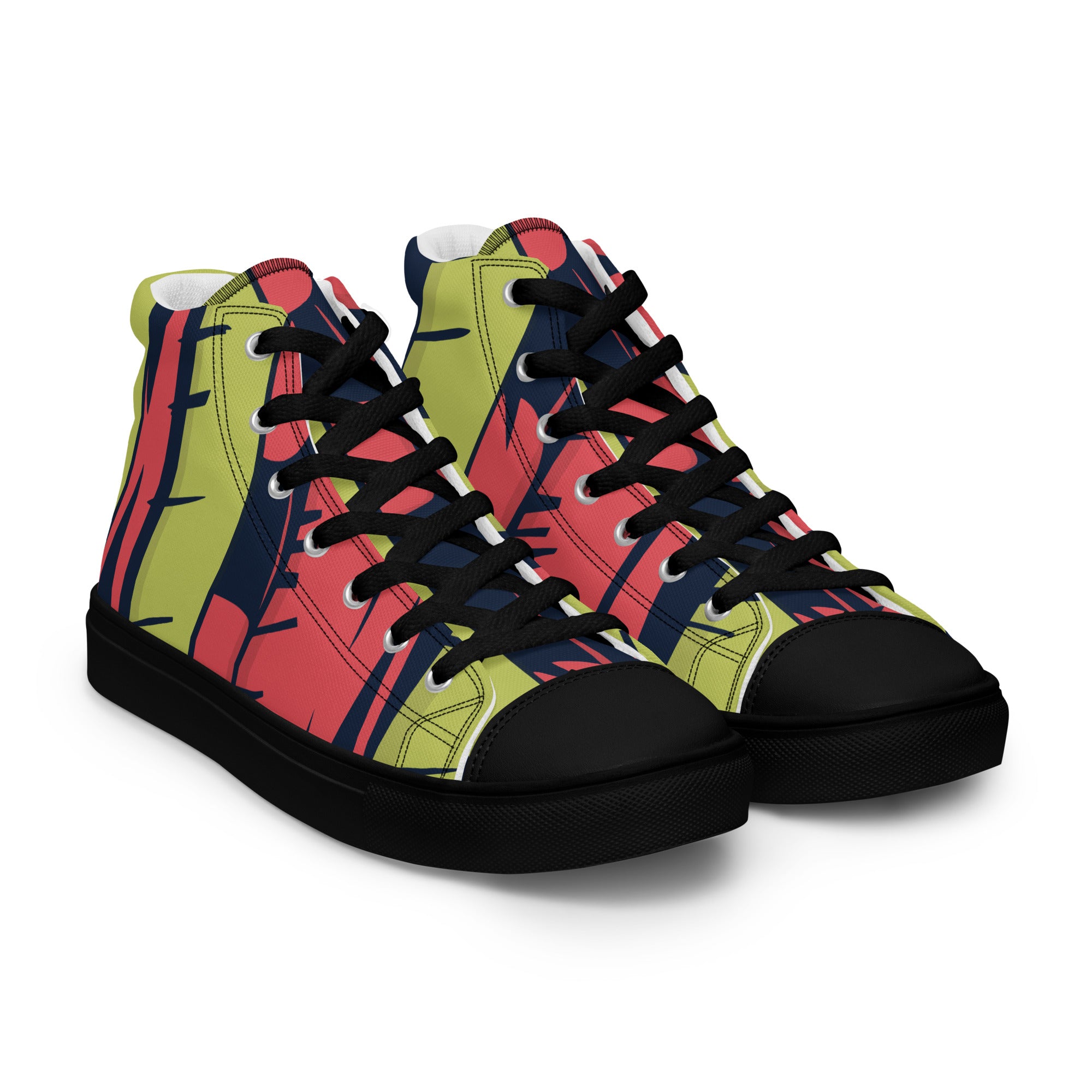 Women’s high top Colorfull canvas shoes