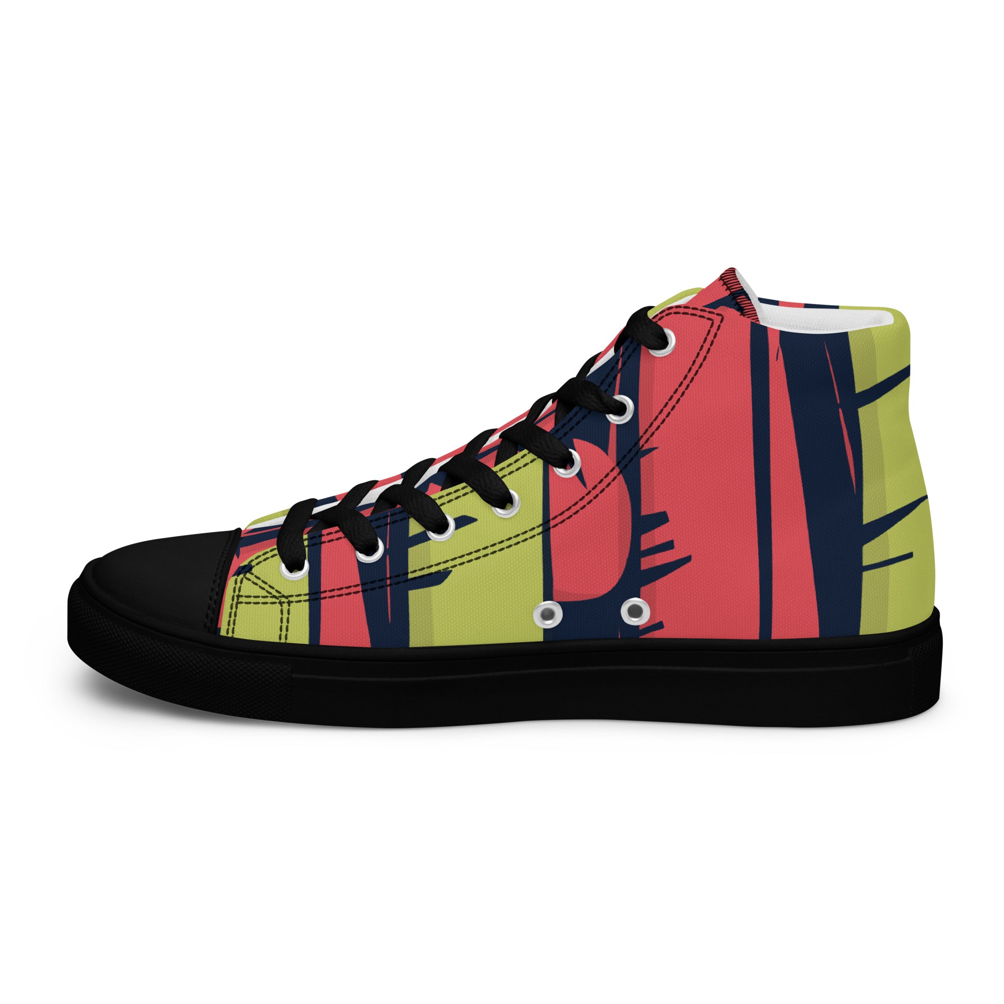 Women’s high top Colorfull canvas shoes