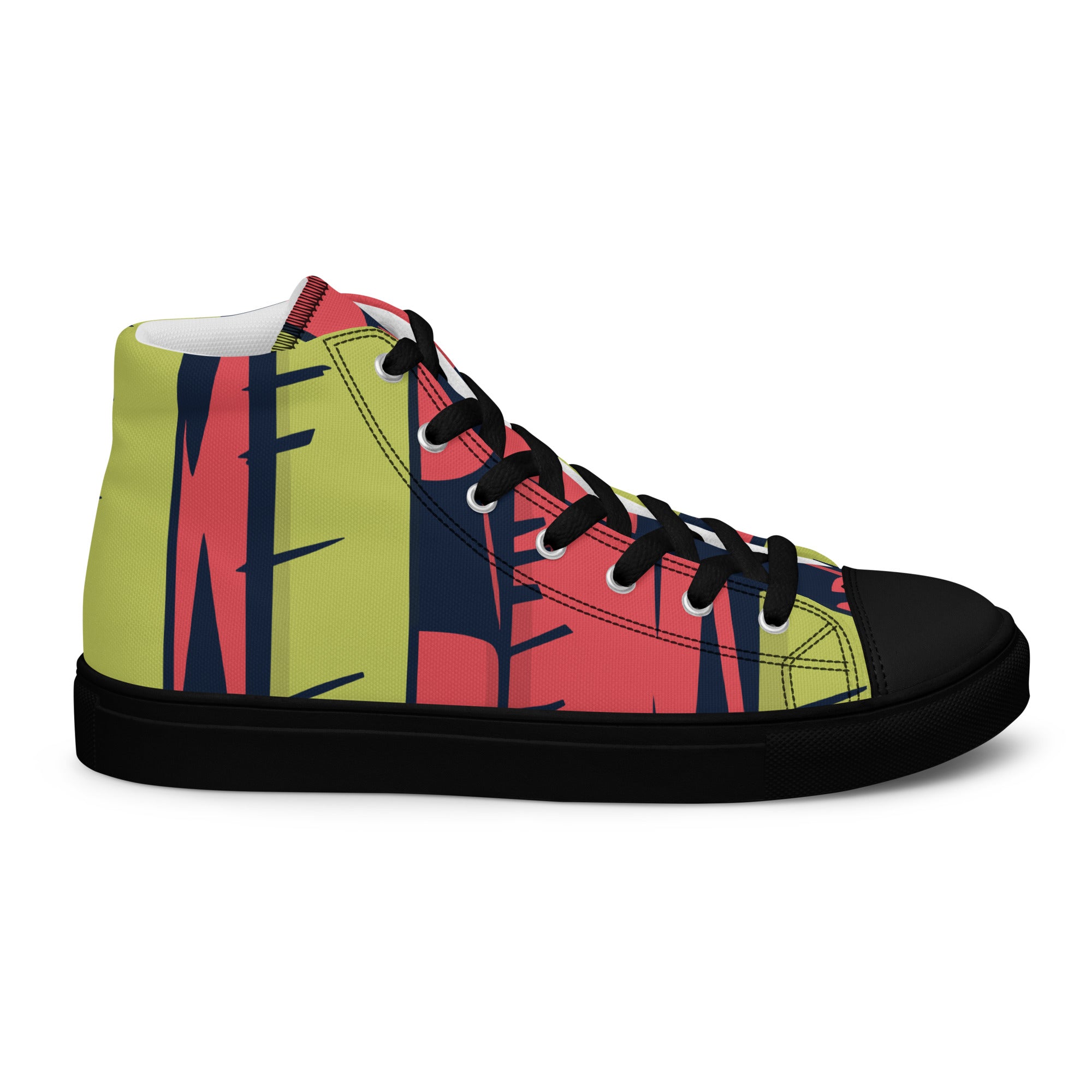 Women’s high top Colorfull canvas shoes