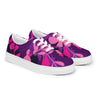 Women’s Pink and purple lace-up canvas shoes