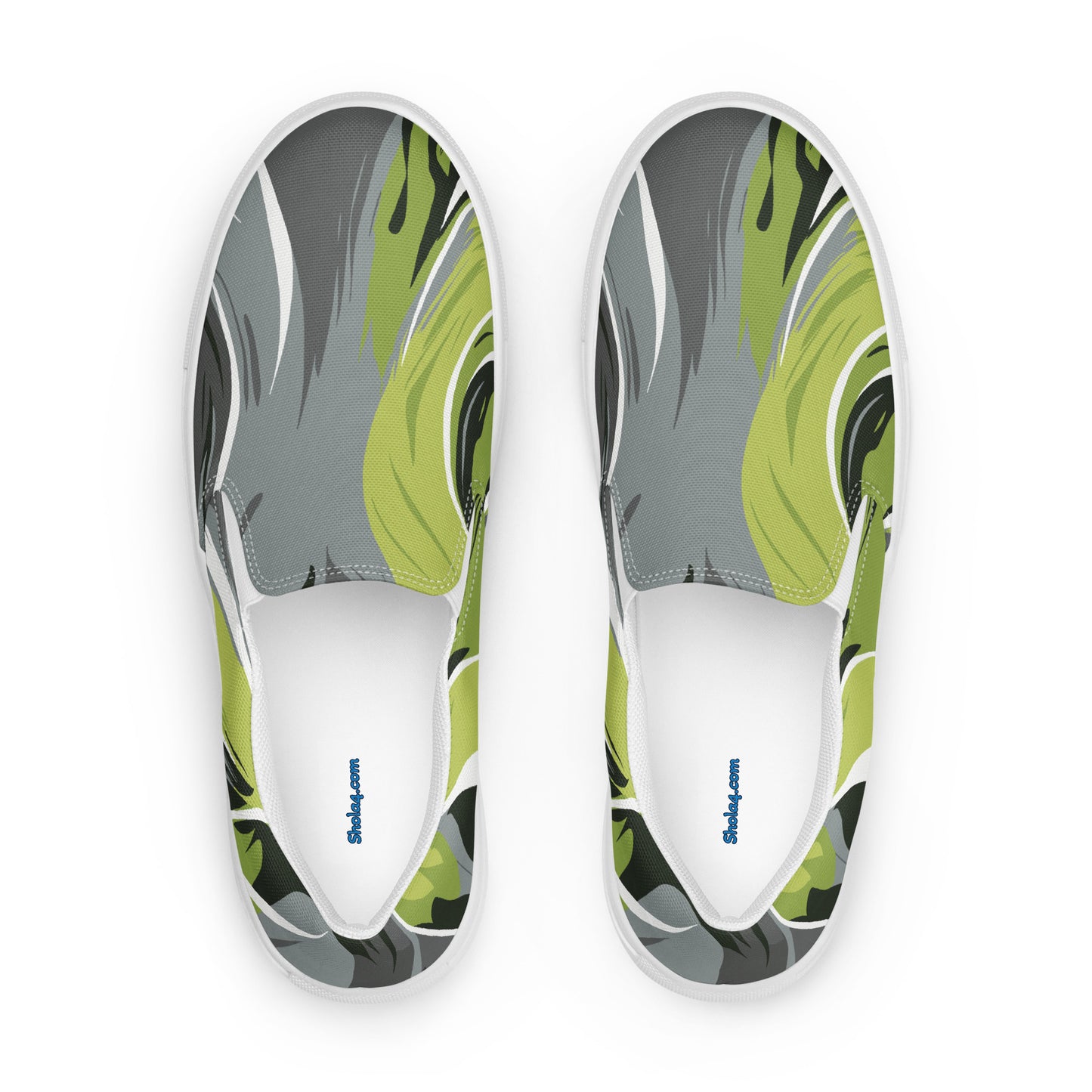 Women’s Green Fashion Slip-on Canvas Shoes