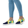 Yellow &Green Women’s slip-on canvas shoes