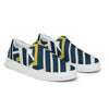 Yellow black stripes Women’s slip-on canvas shoes