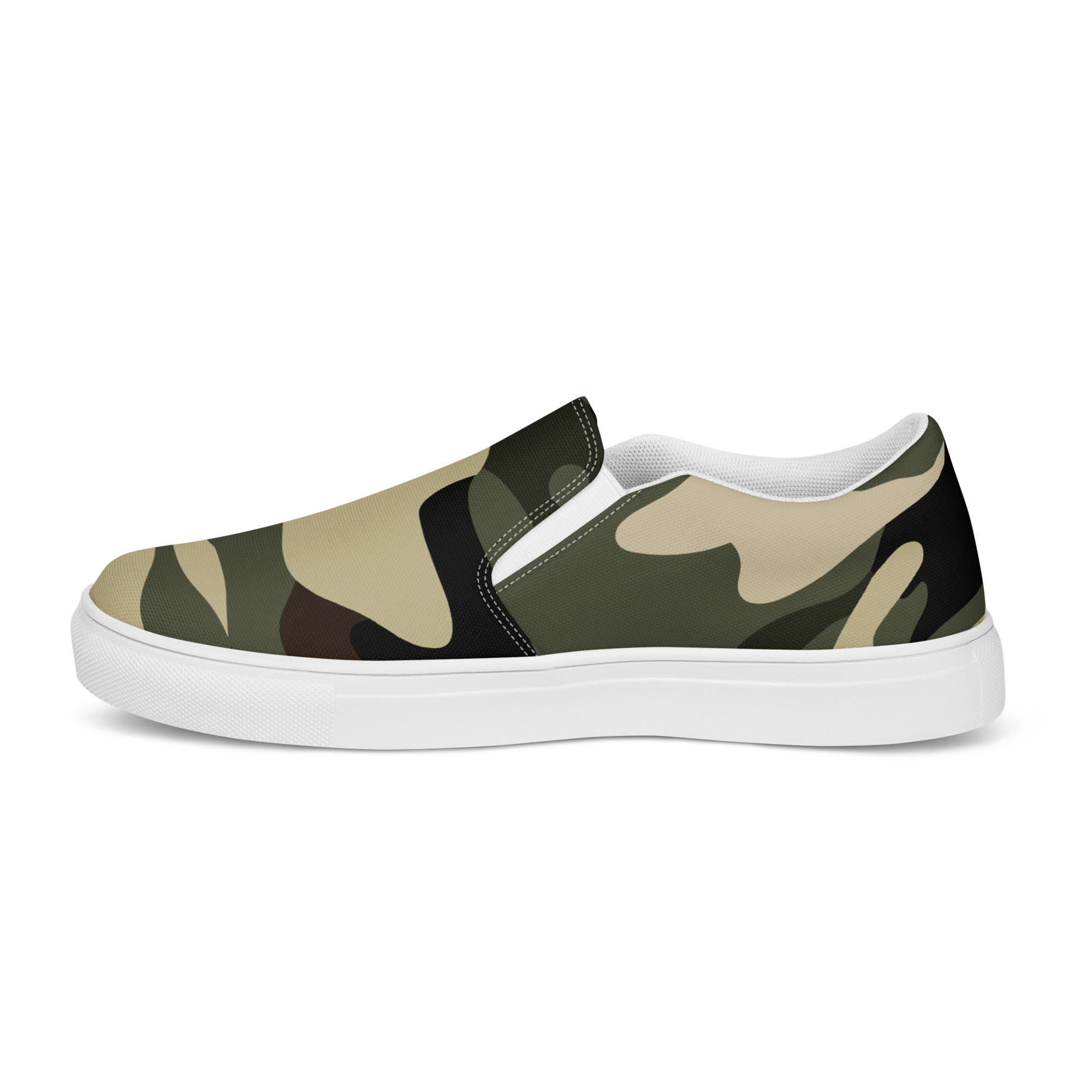 Green camp Women’s slip-on canvas shoes