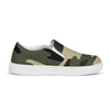 Green camp Women’s slip-on canvas shoes